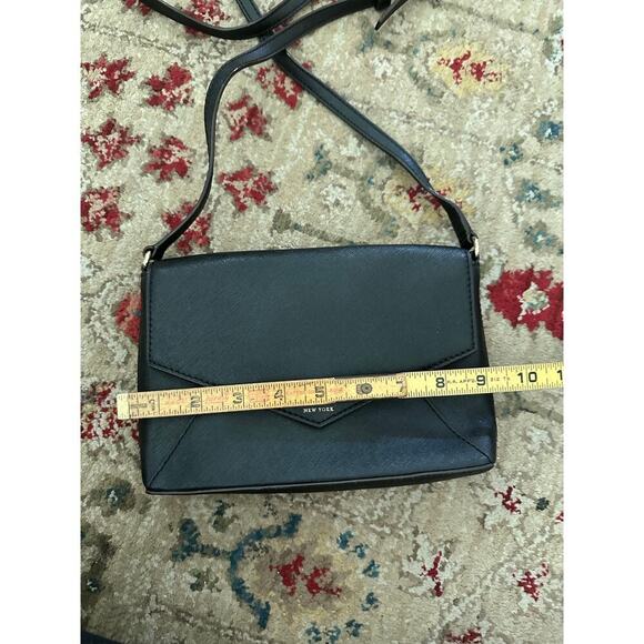 Kate Spade Women's Black Leather Cedar Street Small Envelope Crossbody Purse - Picture 5 of 9